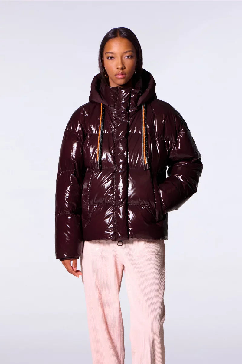 Doudoune Gertrude Burgundy